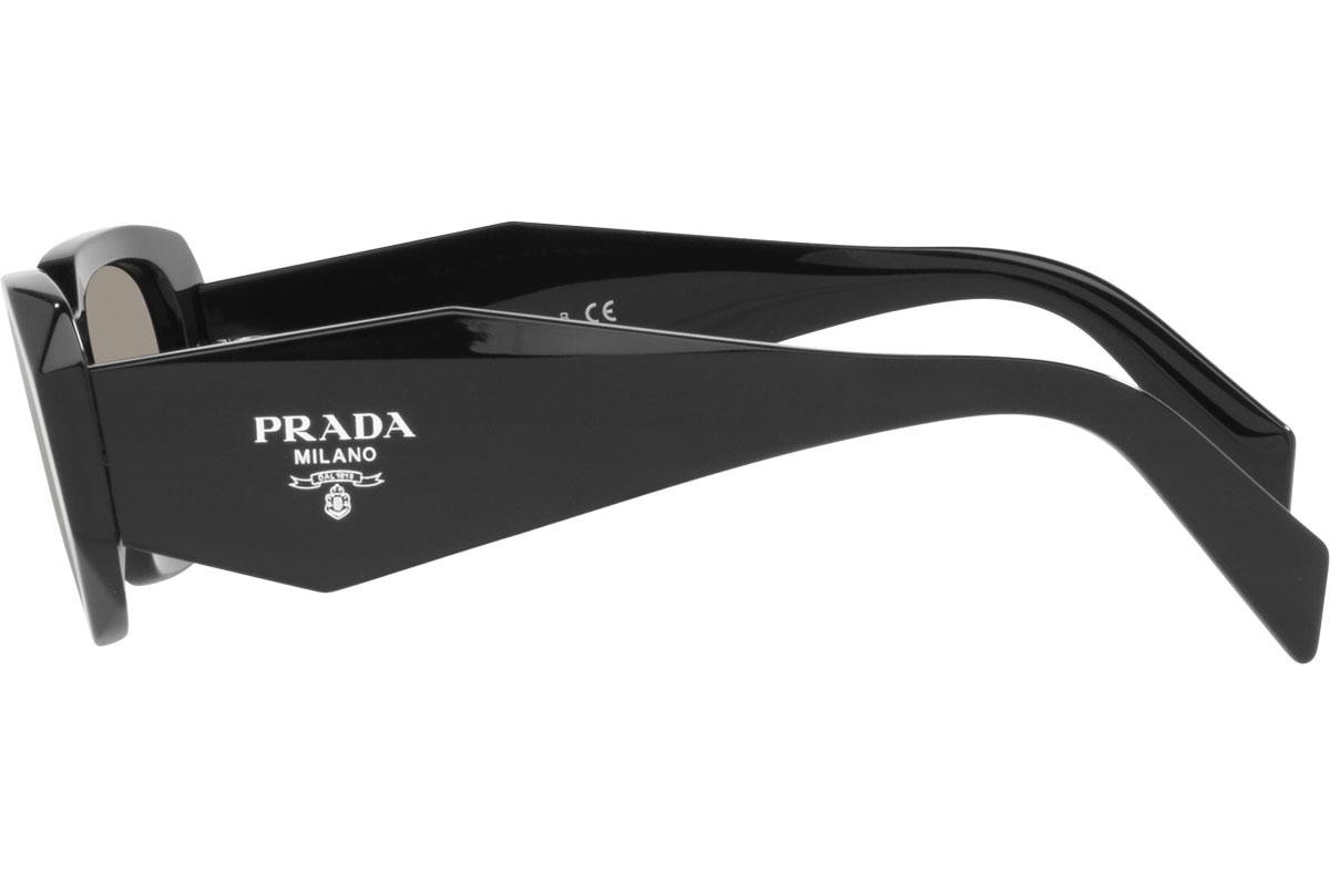 Prada PR 17WS (1AB2B0) 49 | Unisex Siyah Aynalı Güneş Gözlüğü